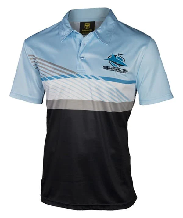 Cronulla Sharks NRL Classic Polo Shirt Wint - Image 8