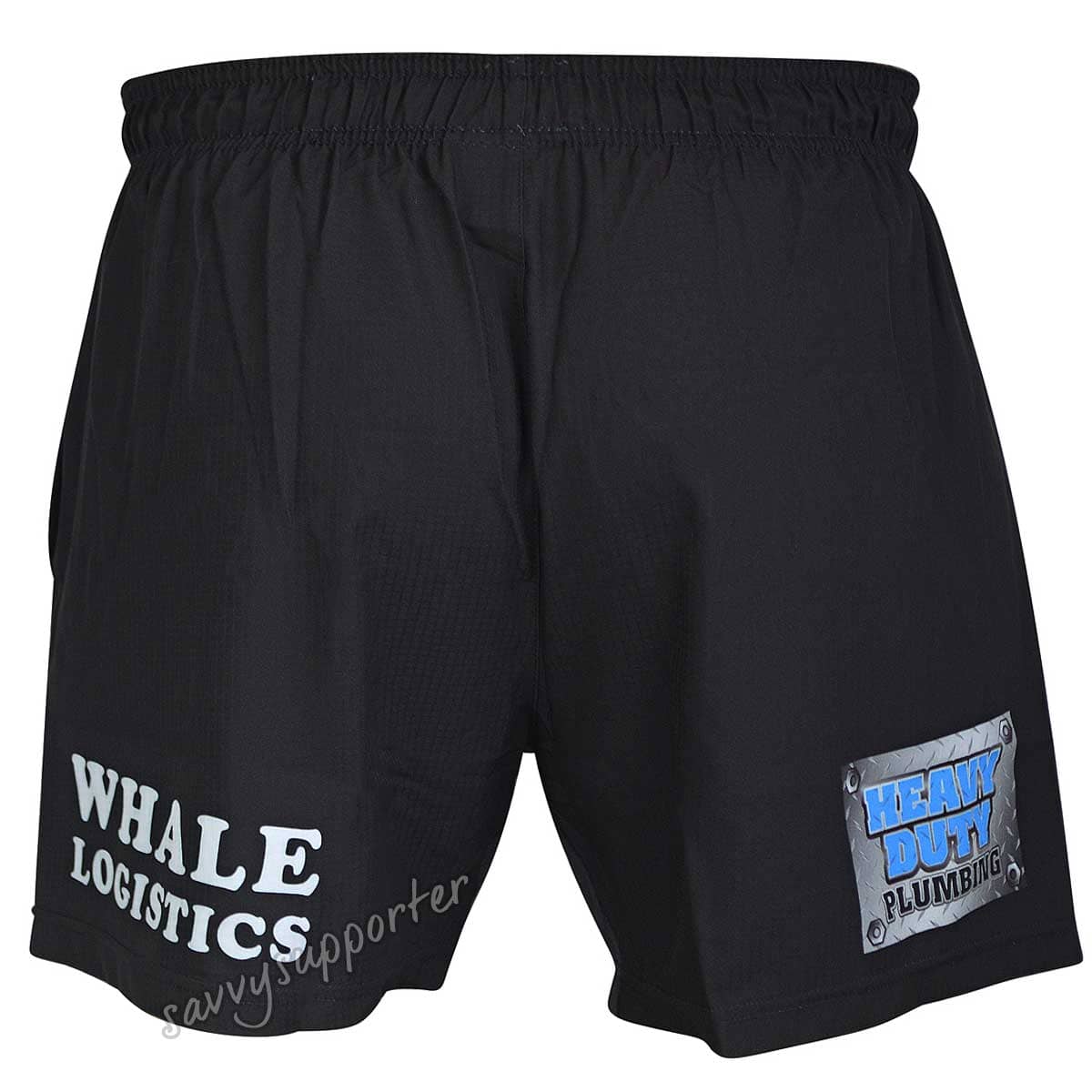 Cronulla Sharks NRL Mens Black Training Shorts - Image 3