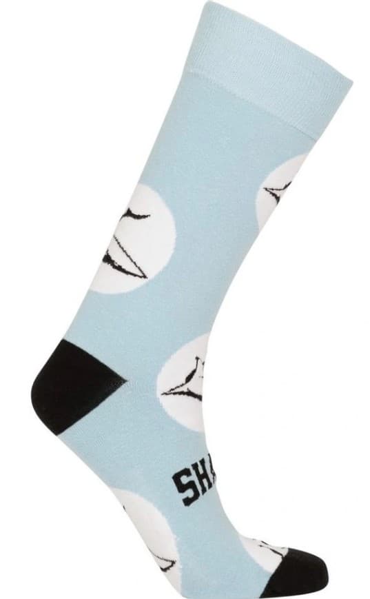 Cronulla Sharks NRL Mens Logo Dots Socks Blue - Image 2