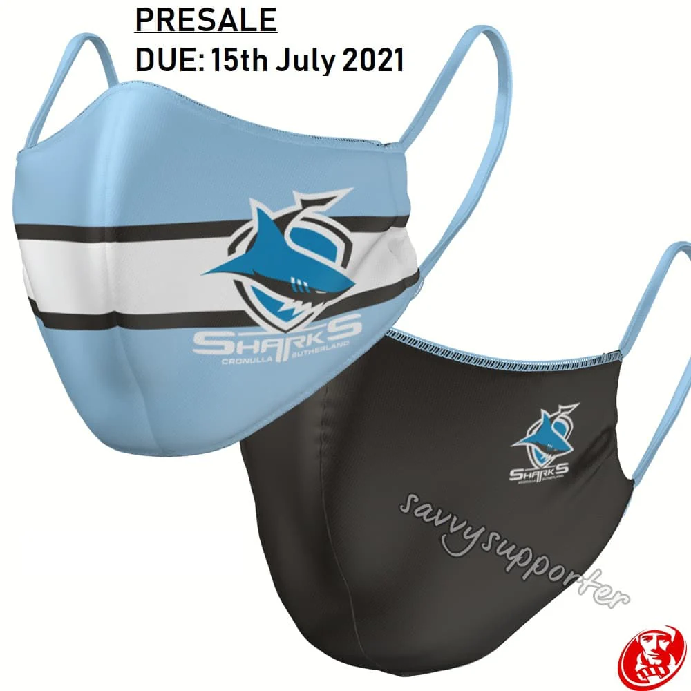 Cronulla Sharks NRL Reversible Face Mask - Image 5