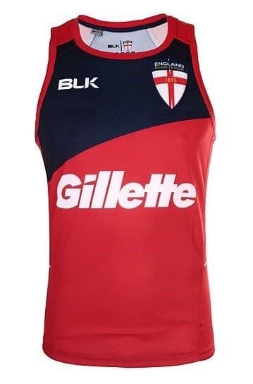 England Rugby League Red Training Singlet - Image 8