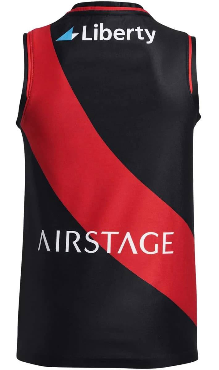 Essendon Bombers 2024 AFL Kids Home Guernsey - Image 2