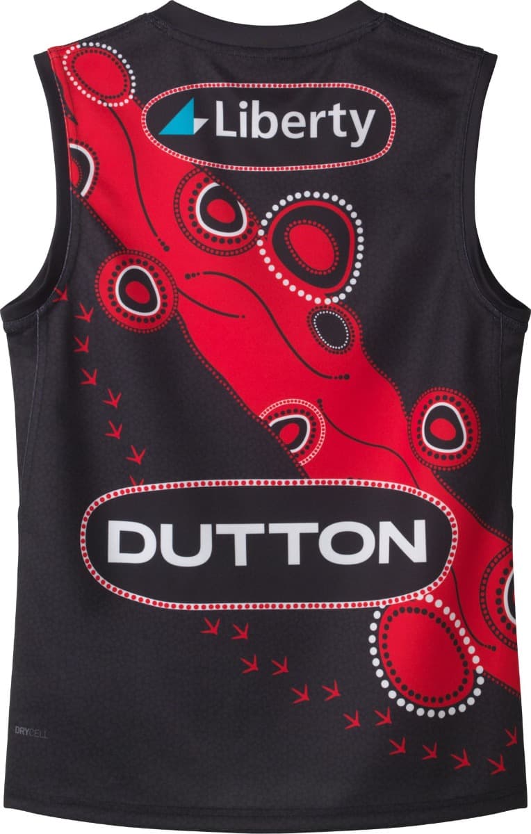 Essendon Bombers 2025 AFL Kids Dreamtime Guernsey - Image 2