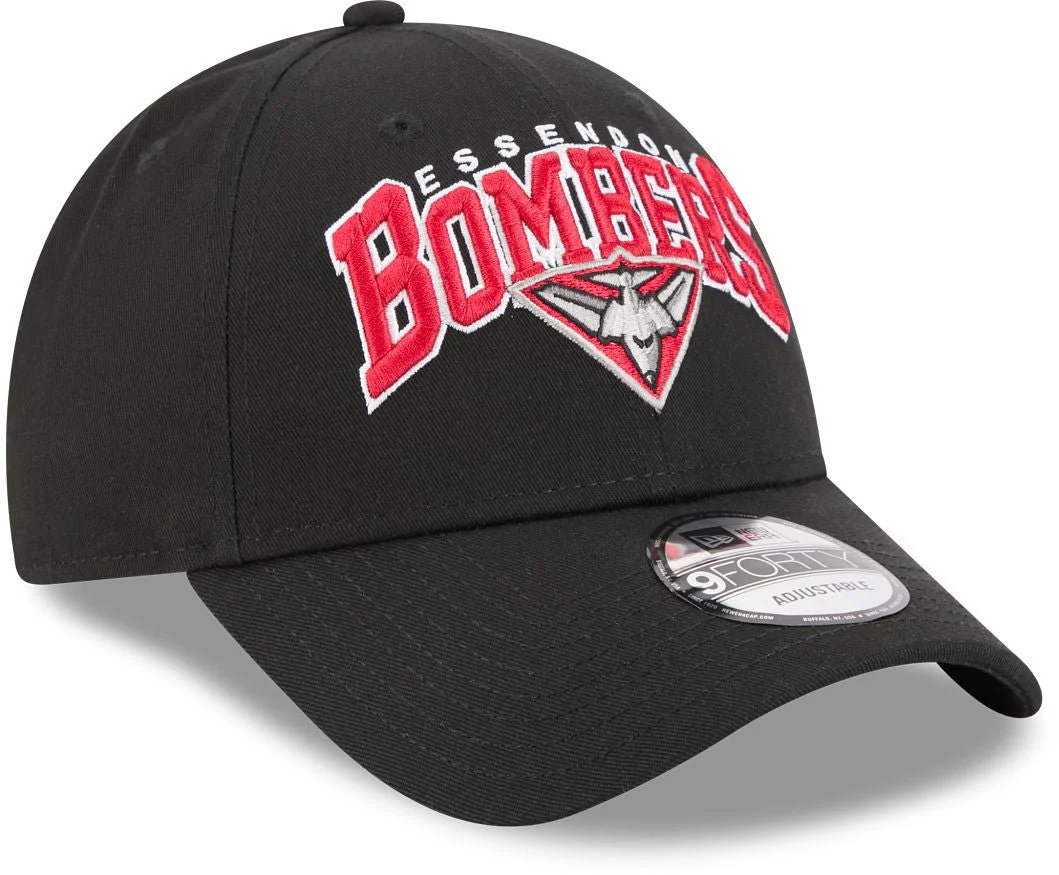 Essendon Bombers 2026 AFL 9FORTY New Era Logo Arch Cap - Image 2