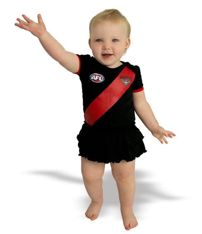Essendon Bombers AFL Baby Girls Footysuit - Image 3