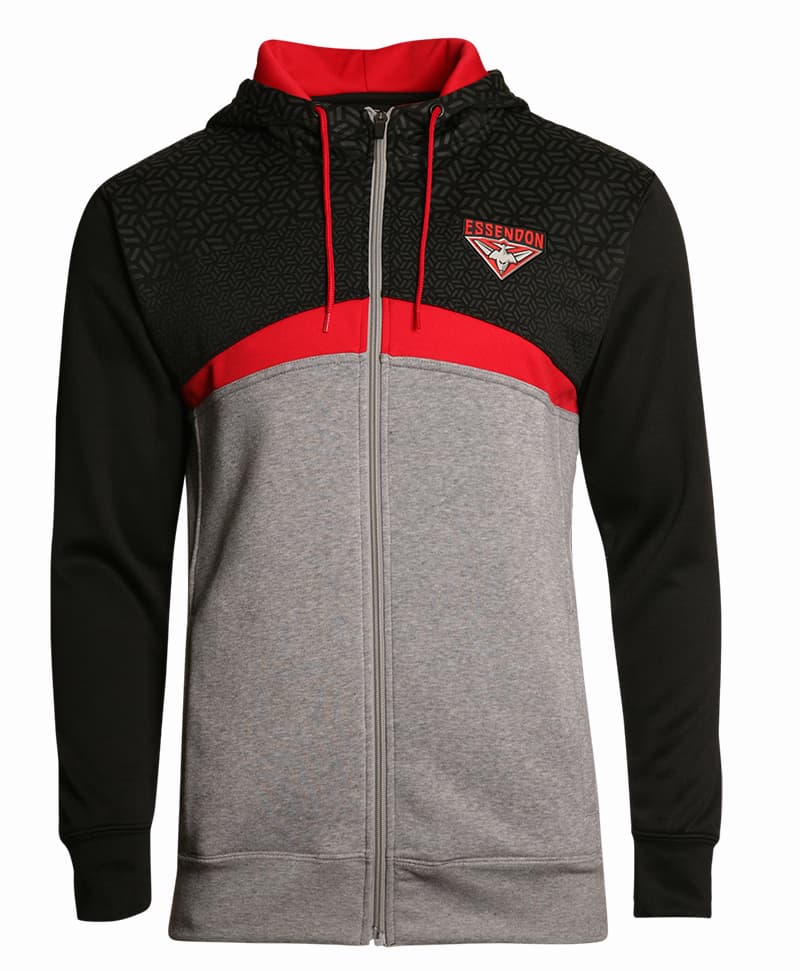Essendon Bombers AFL Mens Transition Hoody - Image 8