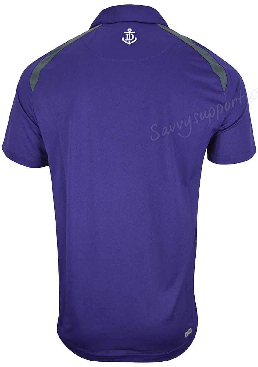 Fremantle Dockers AFL Mens Media Polo Shirt - Image 4
