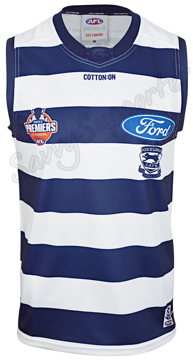 Geelong Cats AFL Mens Premiers Guernsey - Image 3