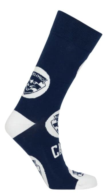 Geelong Cats AFL Adults Logo Dots Socks 50% OFF - Image 2