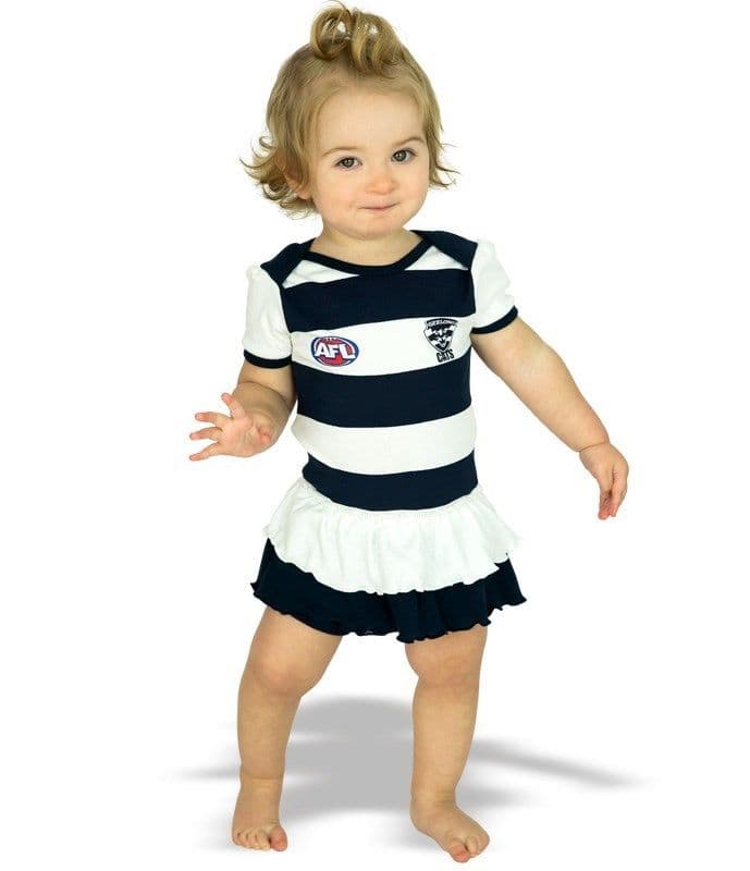 Geelong Cats AFL Girls Baby Tutu Footysuit - Image 8