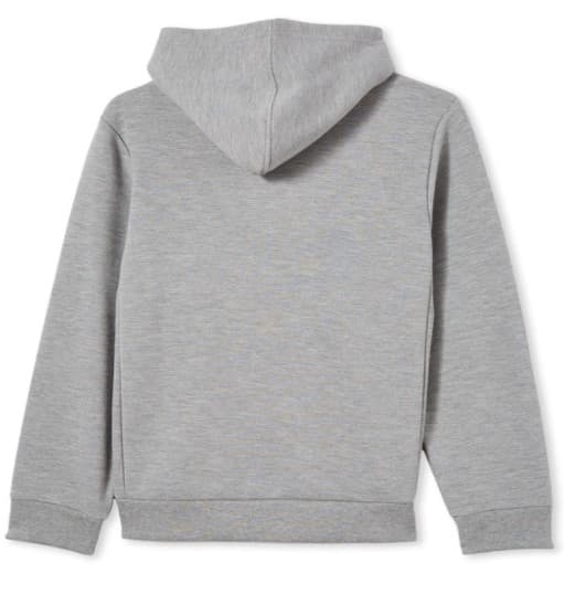 Geelong Cats AFL Mens Grey Fleece Pullover Hoody - Image 2