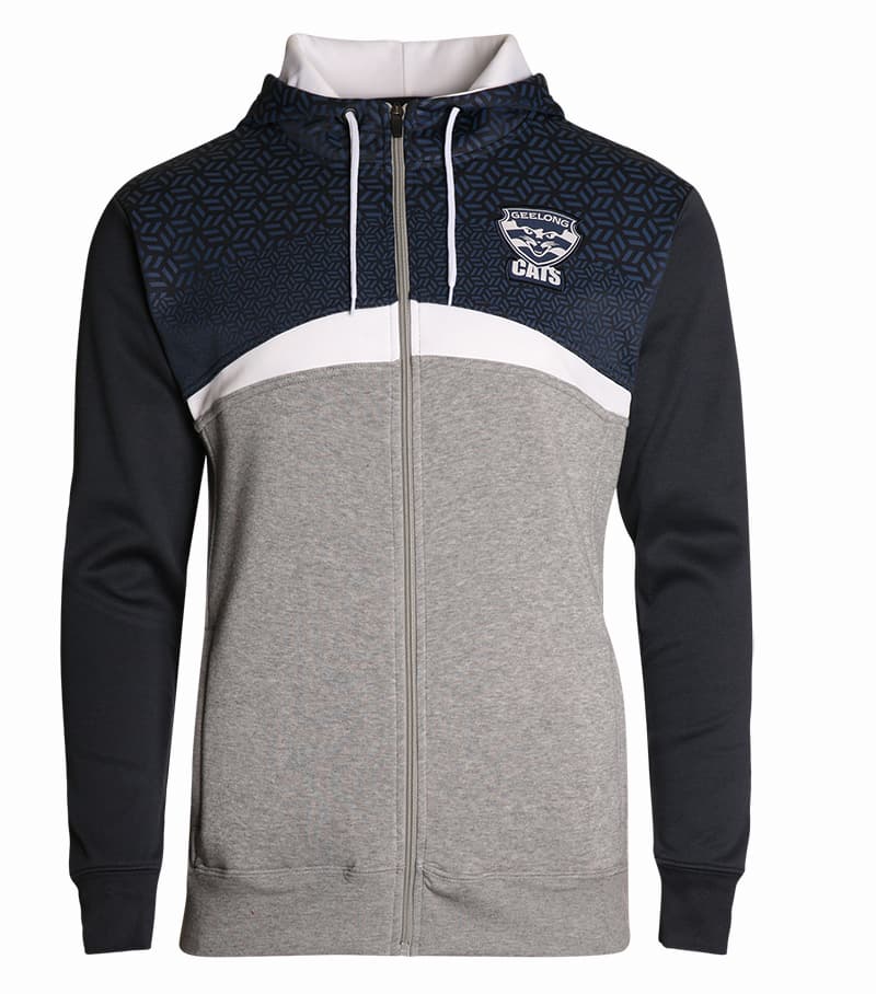 Geelong Cats AFL Mens Transition Hoody - Image 9