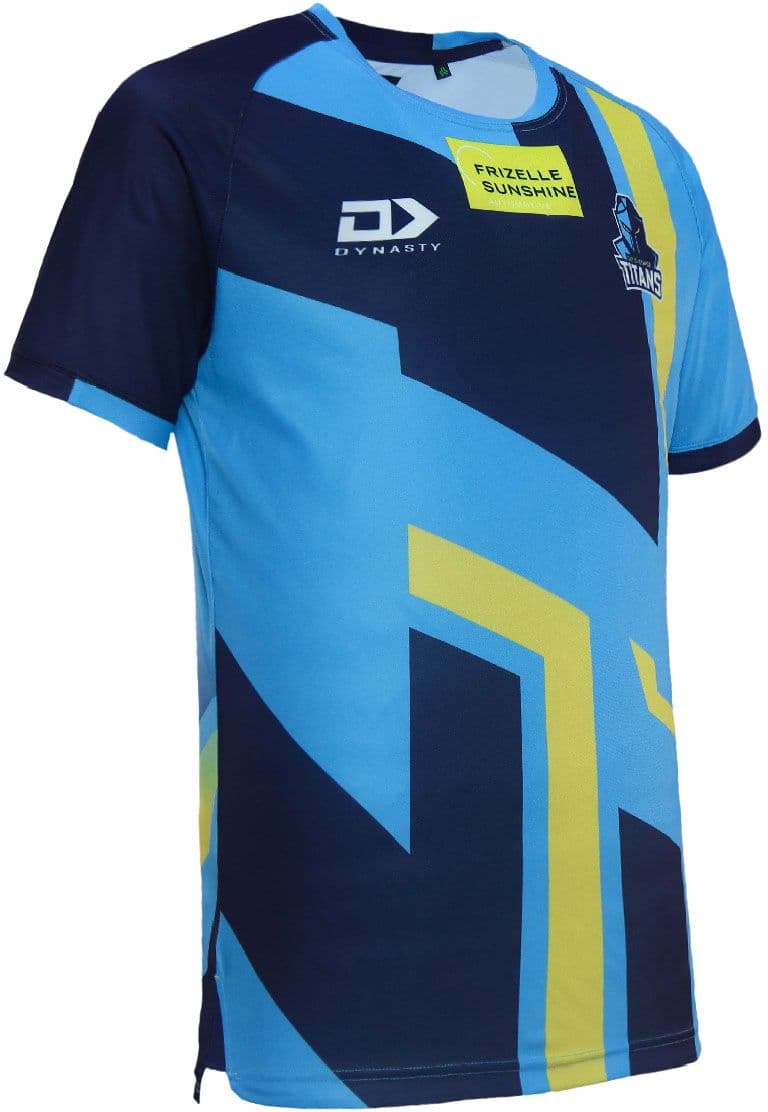 Gold Coast Titans 2024 NRL Mens Captains Run Shirt - Image 4