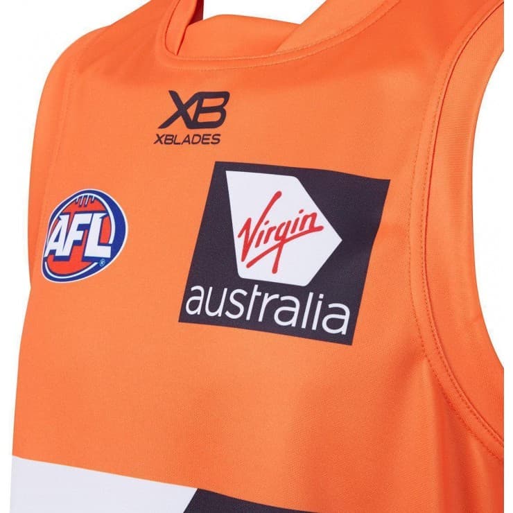 GWS Giants Mens Home AFL Guernsey - Image 3