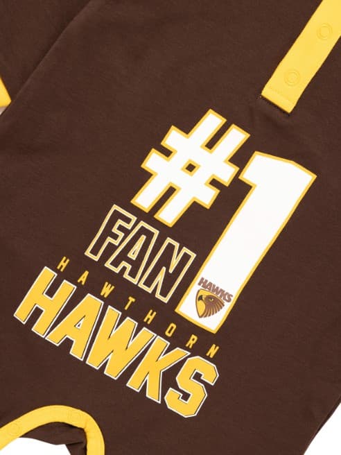 Hawthorn Hawks 2023 AFL Baby Romper - Image 2