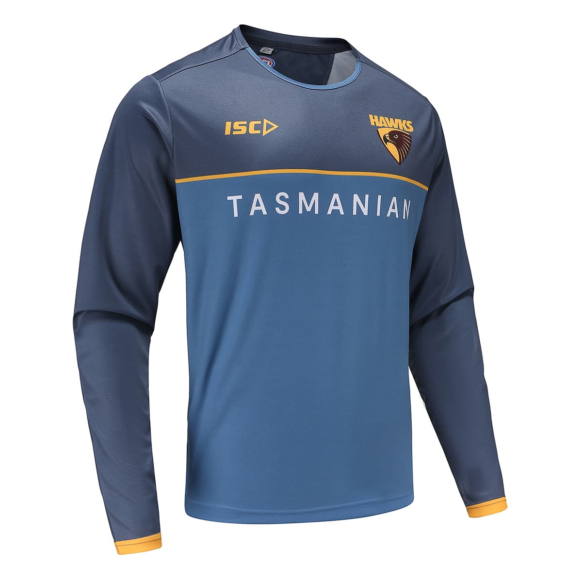 Hawthorn Hawks 2023 AFL Mens Long Sleeve Training Shirt - Image 3