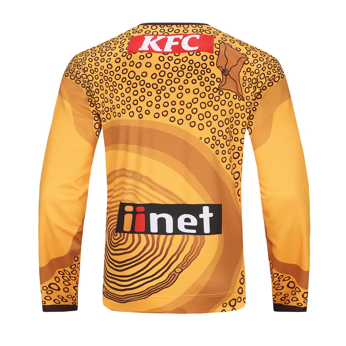 Hawthorn Hawks 2024 AFL Mens Long Sleeve Indigenous Guernsey - Image 2