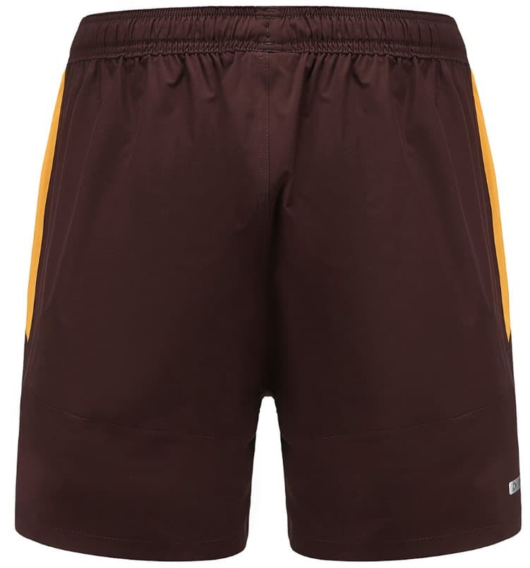 Hawthorn Hawks AFL Mens Brown Training Shorts - Image 4