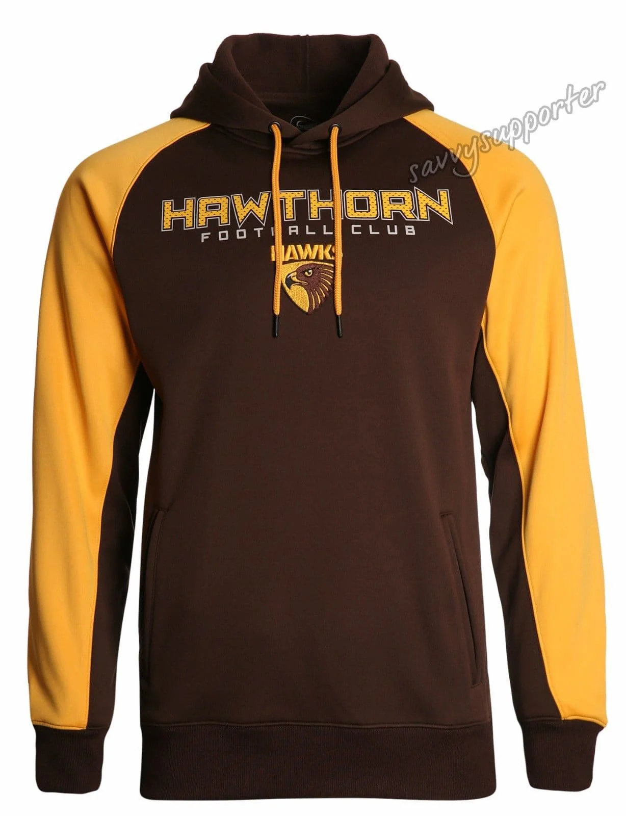 Hawthorn Hawks AFL Mens Premium Ultra Hood Hoody - Image 13