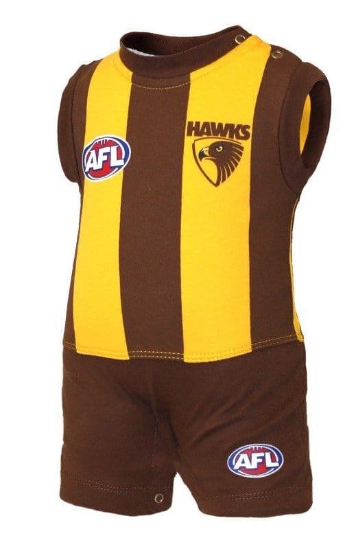 Hawthorn Hawks AFL Toddler Short Footysuit - Image 4
