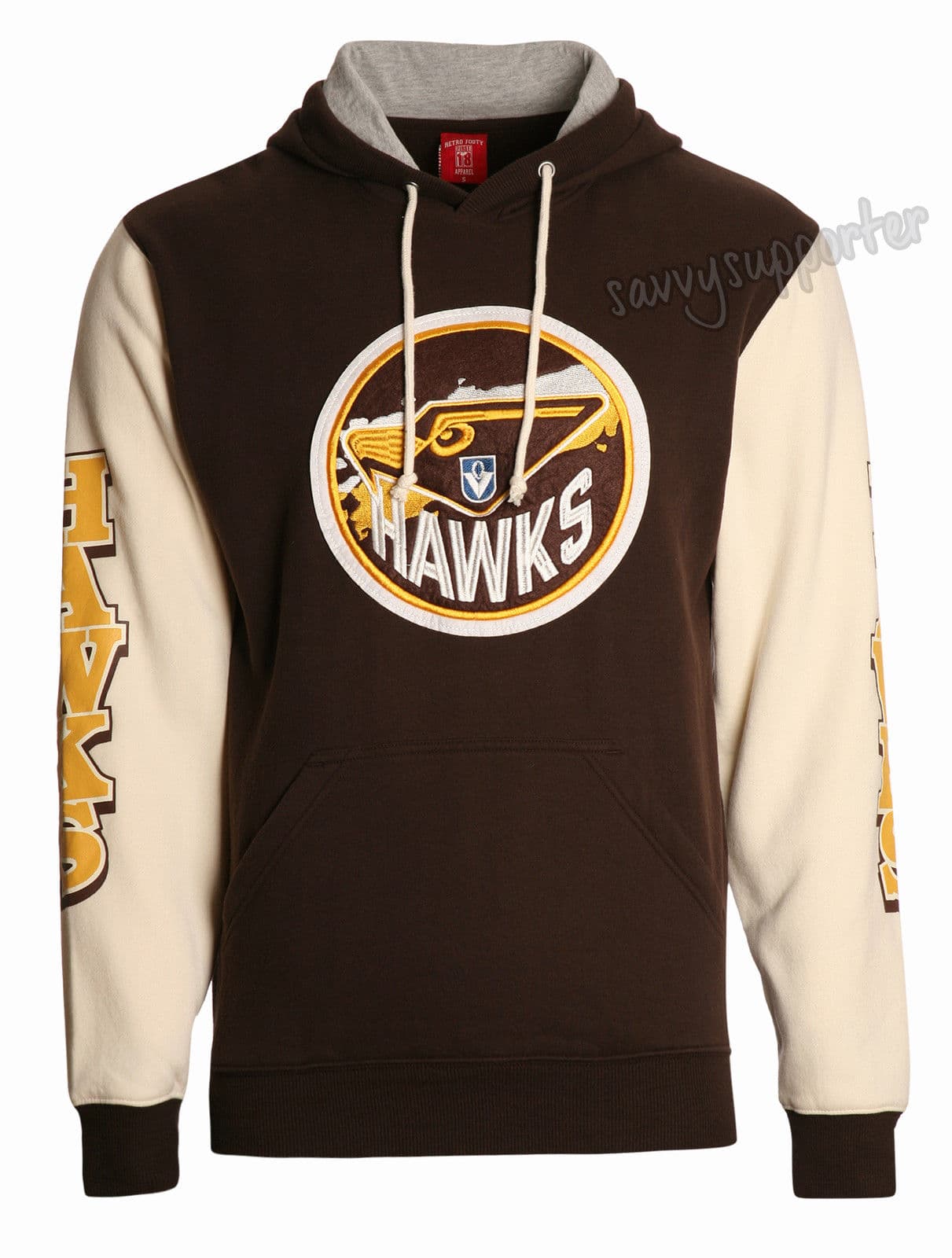 Hawthorn Hawks Retro Pullover Hood - Image 5
