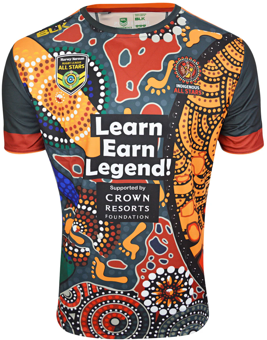 Indigenous All Stars NRL Mens Training Shirt - Image 2