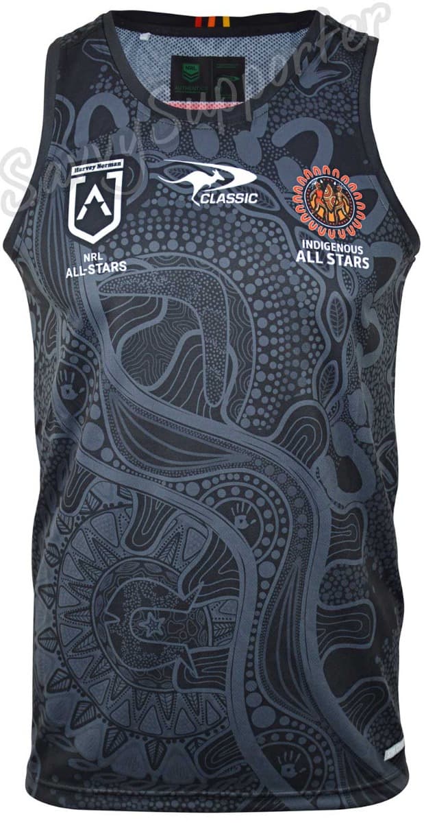 Indigenous All Stars NRL Mens Training Singlet - Image 2
