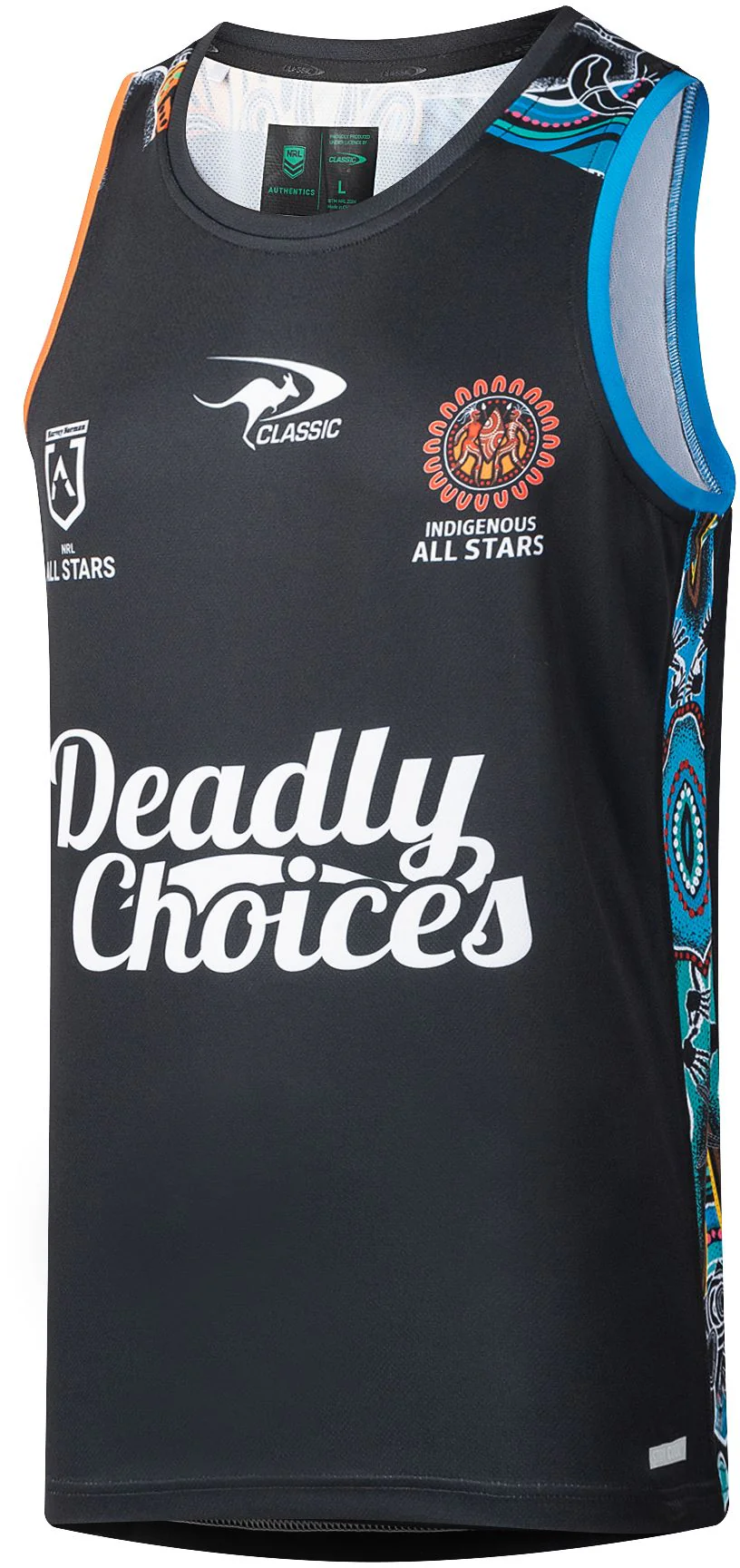 Indigenous All Stars 2026 NRL Kids Training Singlet - Image 2