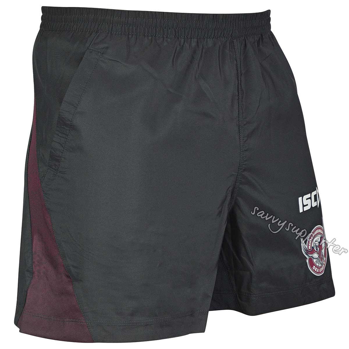 Manly Sea Eagles NRL Mens Training Shorts - Image 2