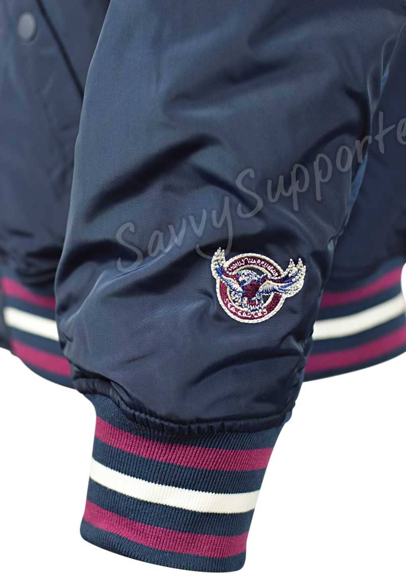 Manly Sea Eagles NRL Mens Bomber Jacket - Image 5