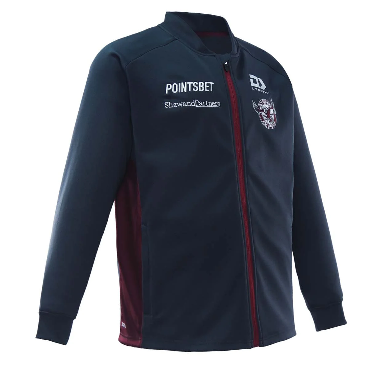 Manly Sea Eagles 2023 NRL Mens Charcoal Anthem Jacket - Image 2