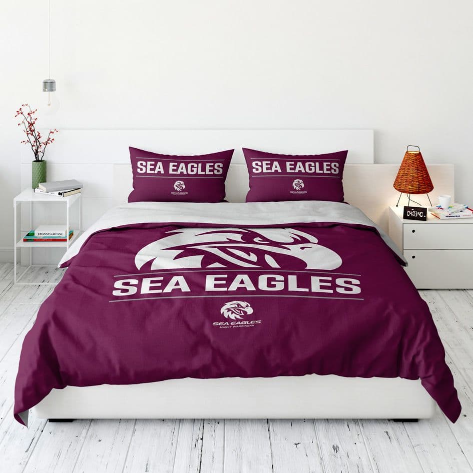 Manly Sea Eagles 2026 NRL Double Quilt Set