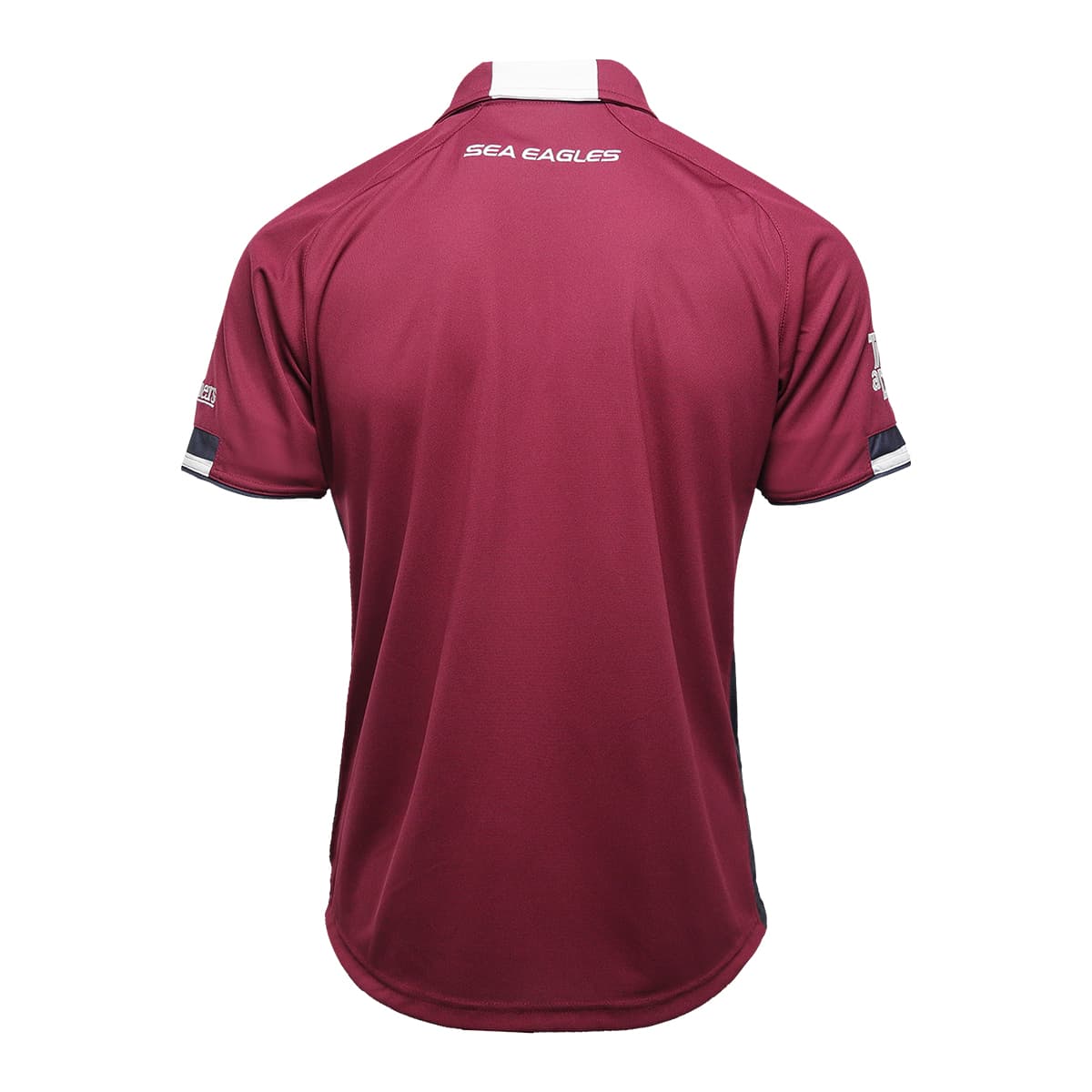 Manly Sea Eagles Mens Media Polo Shirt Maroon - Image 4