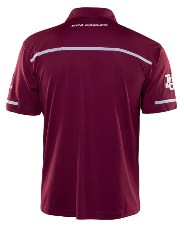 Manly Sea Eagles Mens NRL Media Polo Shirt - Image 4