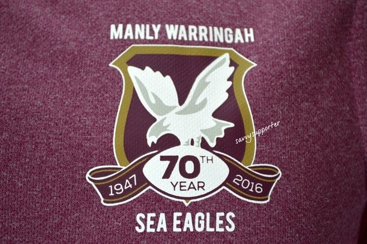 Manly Sea Eagles NRL Maroon Training Singlet - Image 3