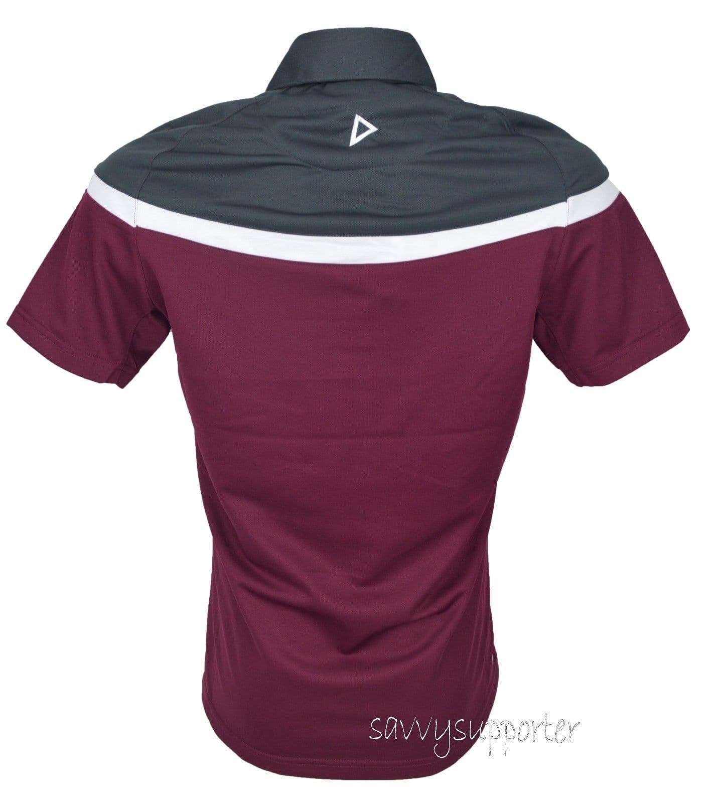 Manly Sea Eagles NRL Scarlet Players Polo Shirt - Image 4