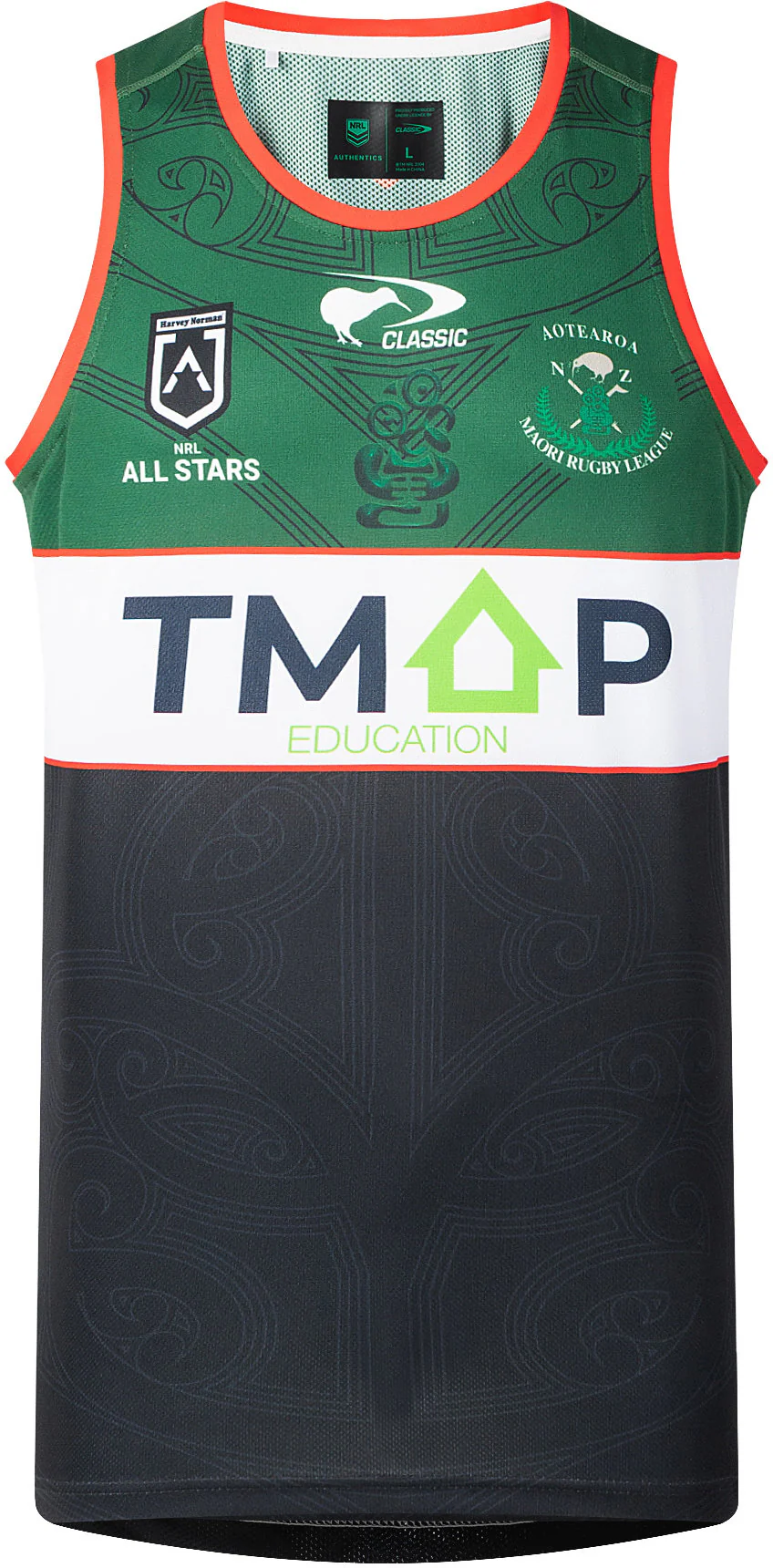 New Zealand Maori All Stars 2026 NRL Mens Training Singlet - Image 11