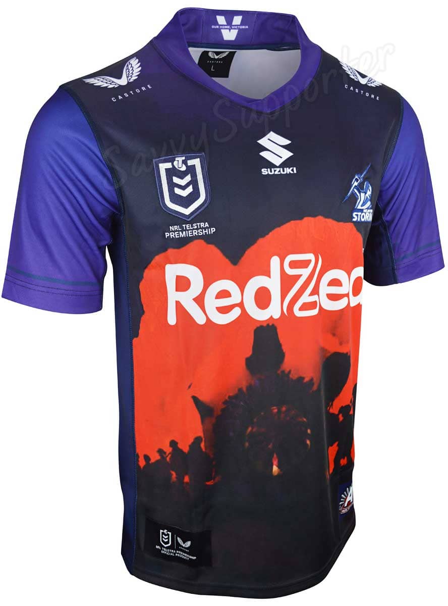 Melbourne Storm NRL Mens Anzac Jersey - Image 2