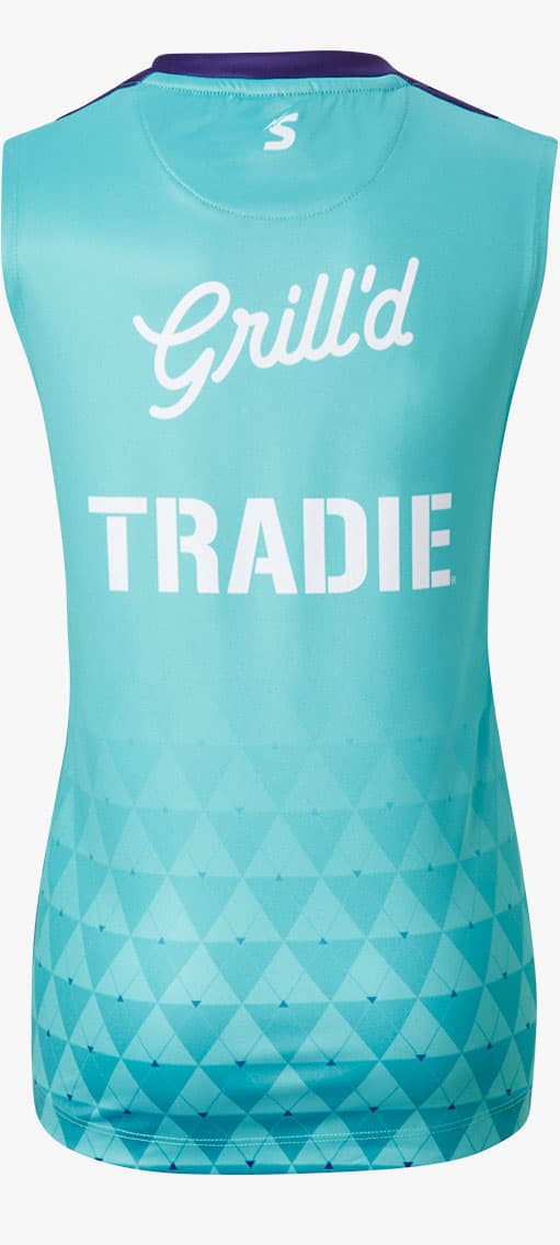 Melbourne Storm NRL Kids Turqoise Training Singlet - Image 2