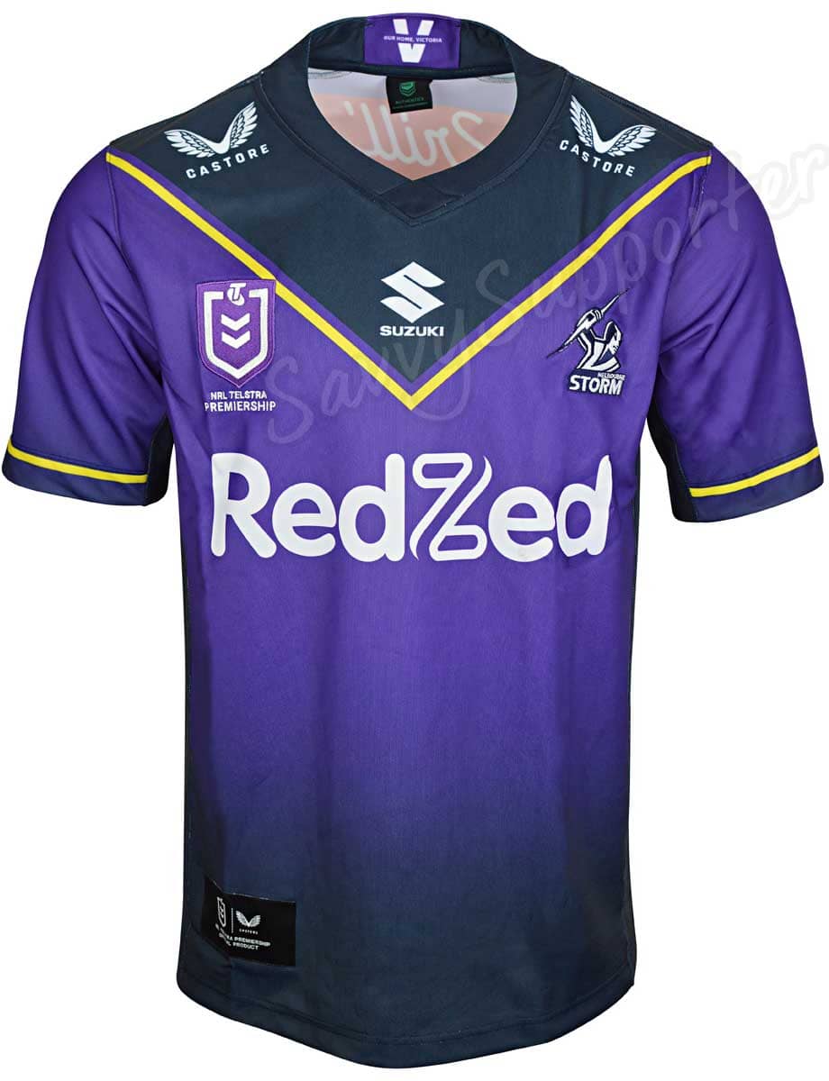 Melbourne Storm NRL Mens Home Jersey - Image 3