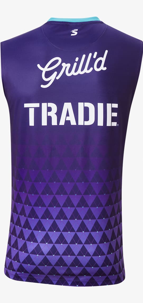 Melbourne Storm NRL Mens Purple Training Singlet - Image 2