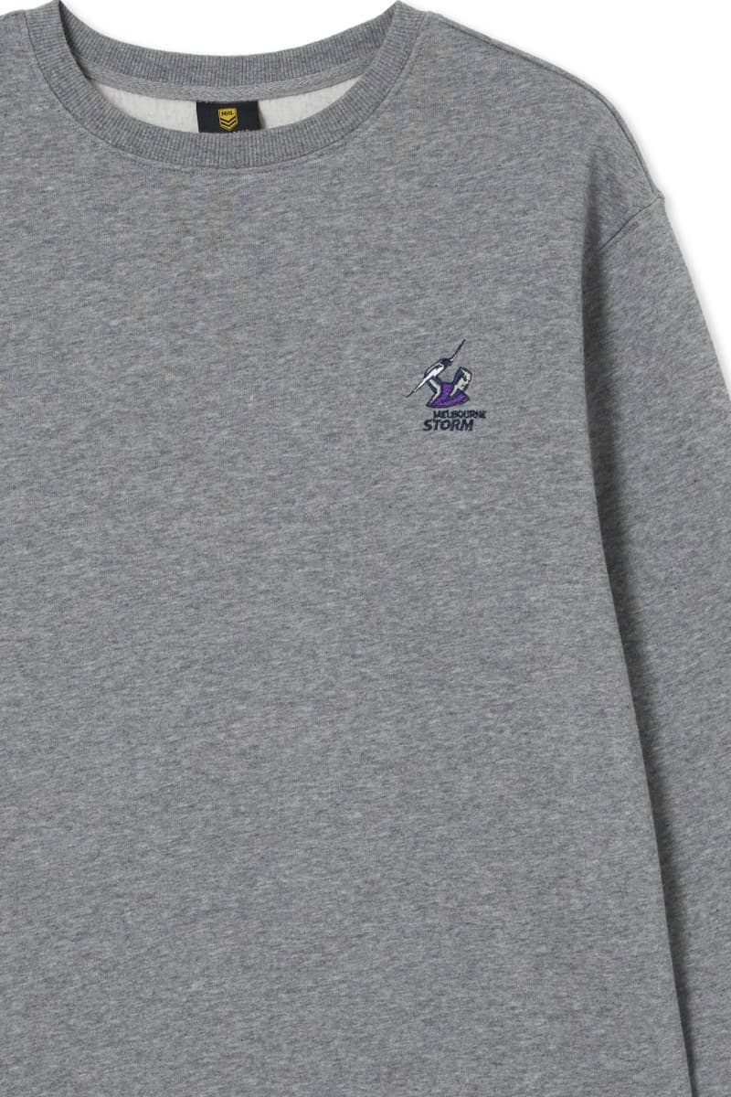 Melbourne Storm 2023 NRL Mens Core Logo Crew Jumper - Image 3