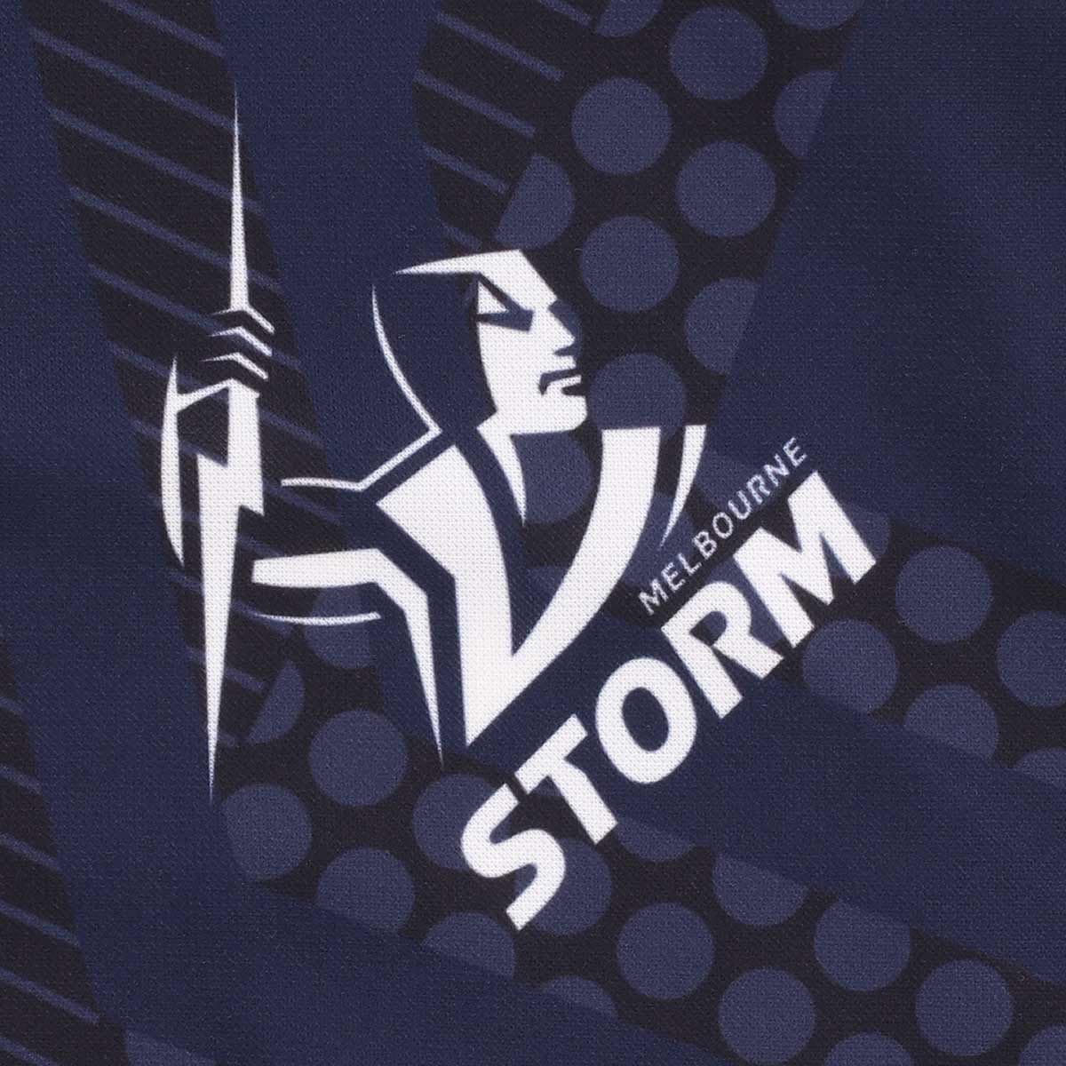 Melbourne Storm 2024 NRL Mens Navy Training Shirt - Image 3
