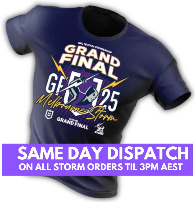 Melbourne Storm 2025 NRL Kids Grand Final Shirt