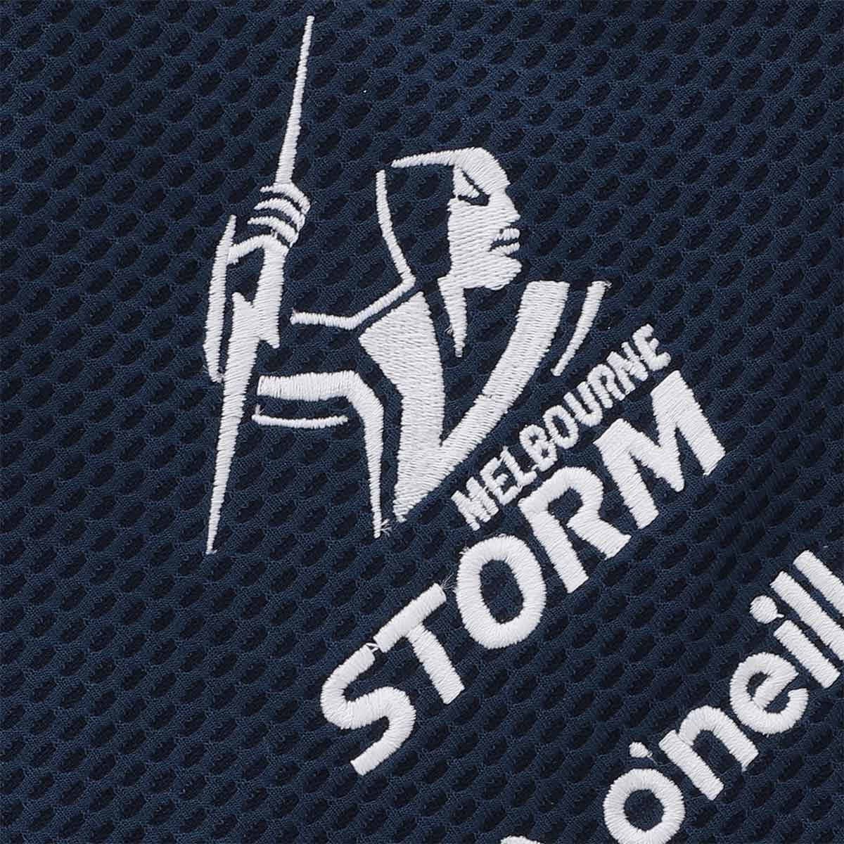 Melbourne Storm 2025 NRL Mens Media Polo Shirt - Image 3