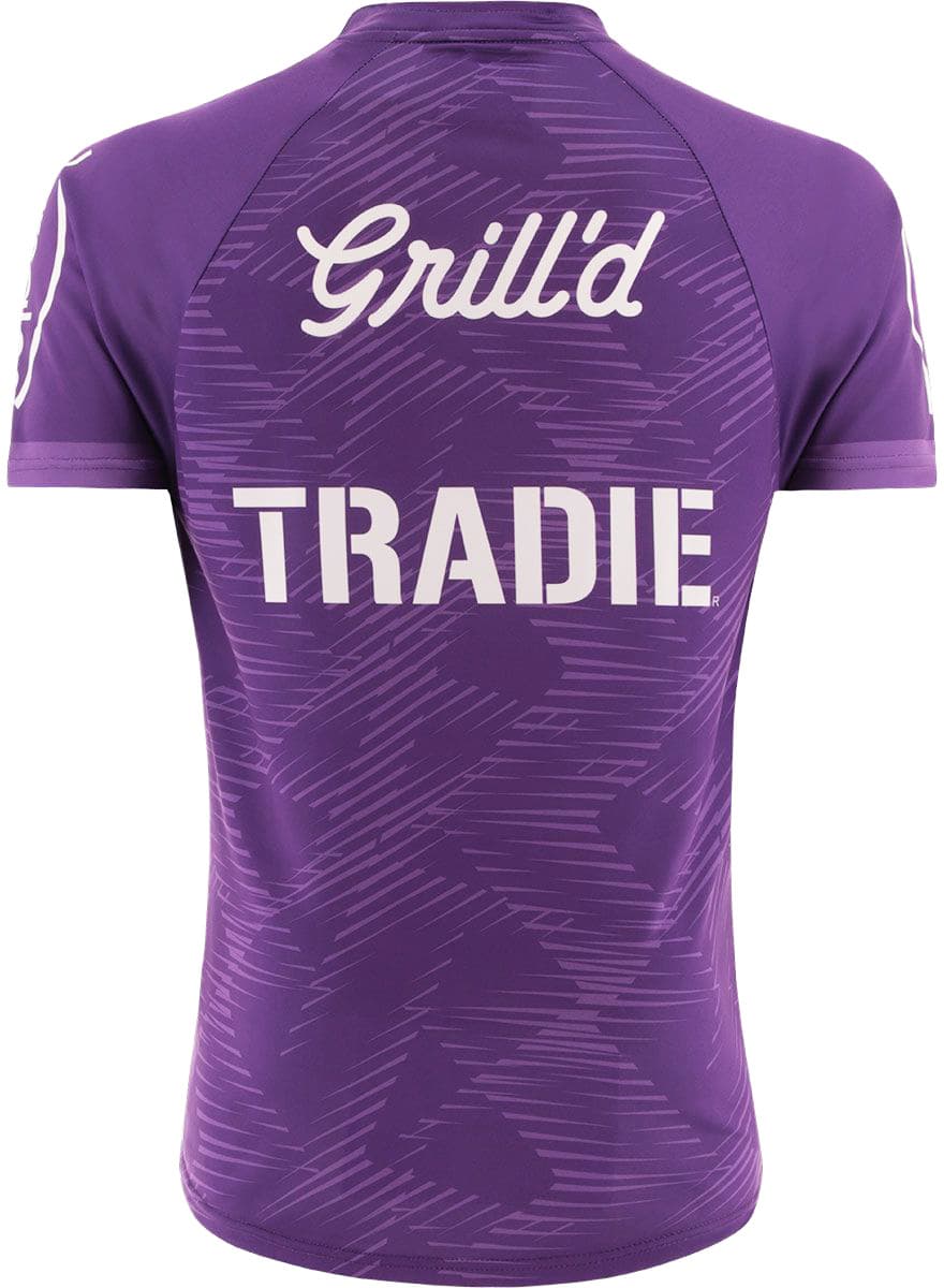 Melbourne Storm 2025 NRL Mens Purple Training Shirt - Image 5
