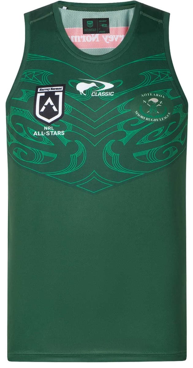 New Zealand Maori All Stars NRL Mens Training Singlet