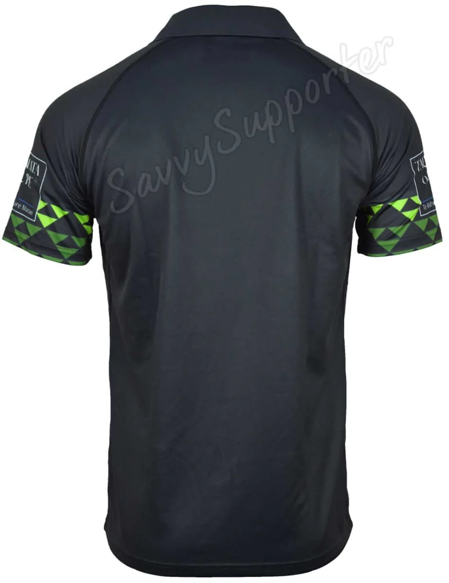 New Zealand Maori All Stars 2024 NRL Mens Performance Polo Shirt - Image 4
