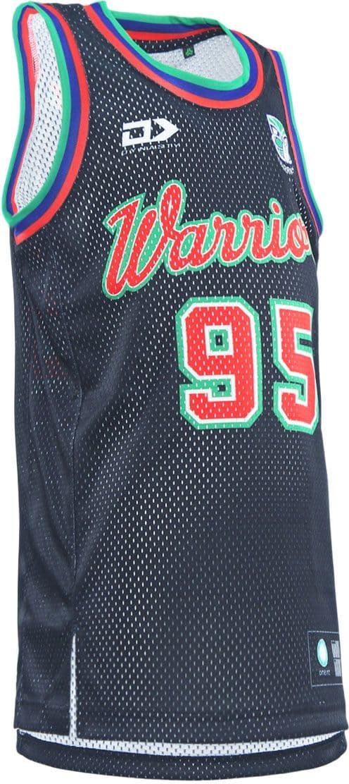 New Zealand Warriors 2025 NRL Kids Basketball Singlet - Image 4