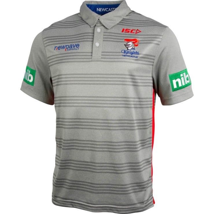 Newcastle Knights Mens Players Polo Shirt - Image 9